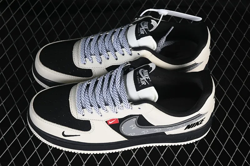 All Categories Nk Air Force 1 Air Force Series Nk Air Force 1 Low Air Force Low Nike Air Force 1'07 Low Beige White Black Air Force One Low Casual Shoes DF0188-132